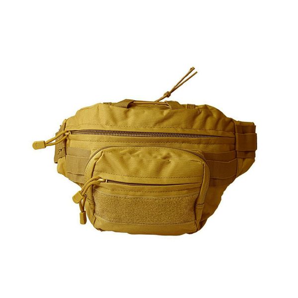 Outdoor Military Waist Tactical Storage Bag for Hiking/Camping-Brown 1