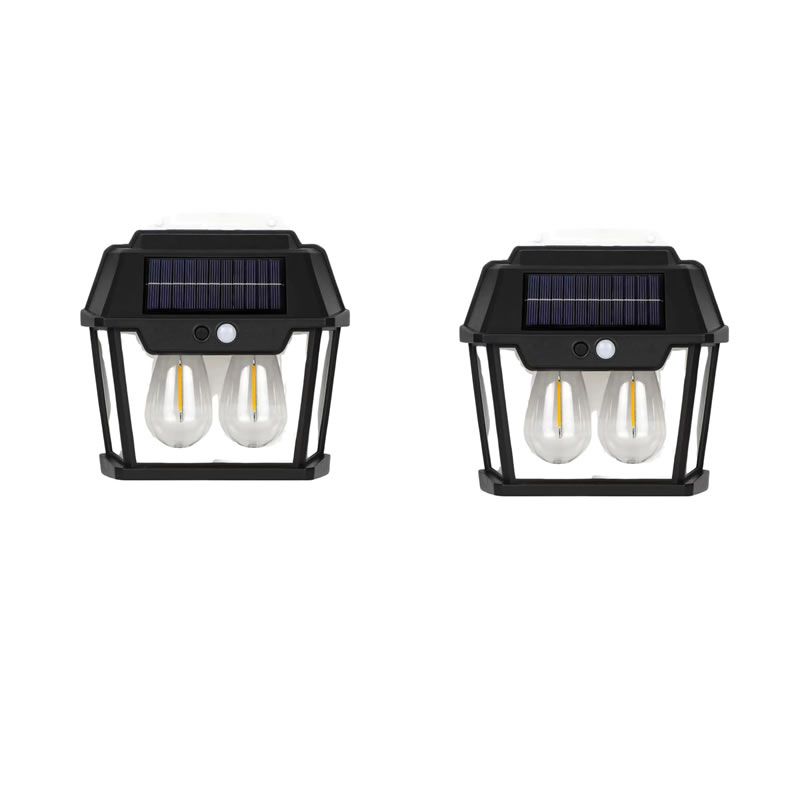 Set Of 2 28W Waterproof Solar Interaction Wall Lamp PI-217 | Shop Today ...