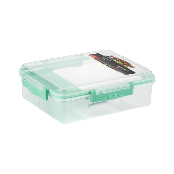 O2 Store 900ml Lunch Box with Snack Sections