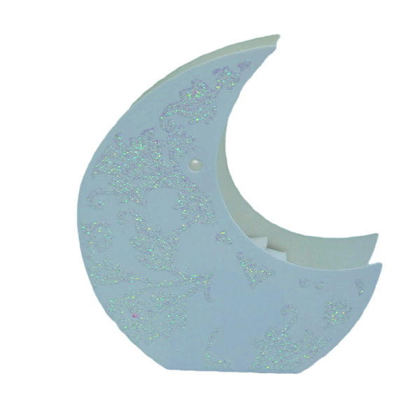 Crescent Moon Party Favor Boxes - 60 Piece