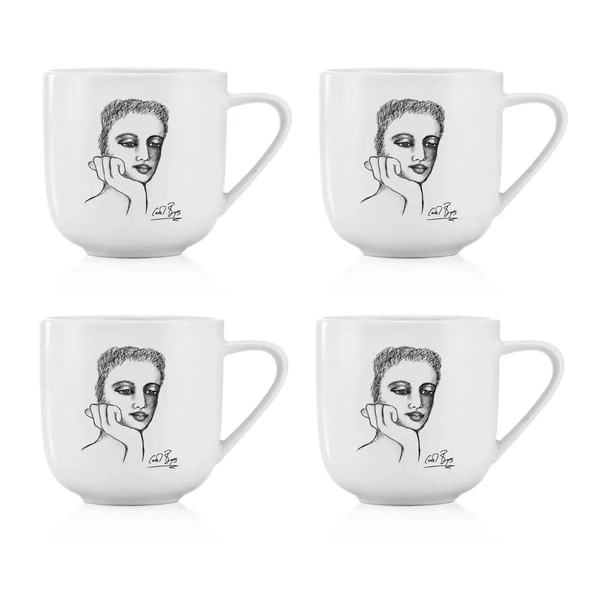 Carrol Boyes Mug Set of 4- Just a Thought