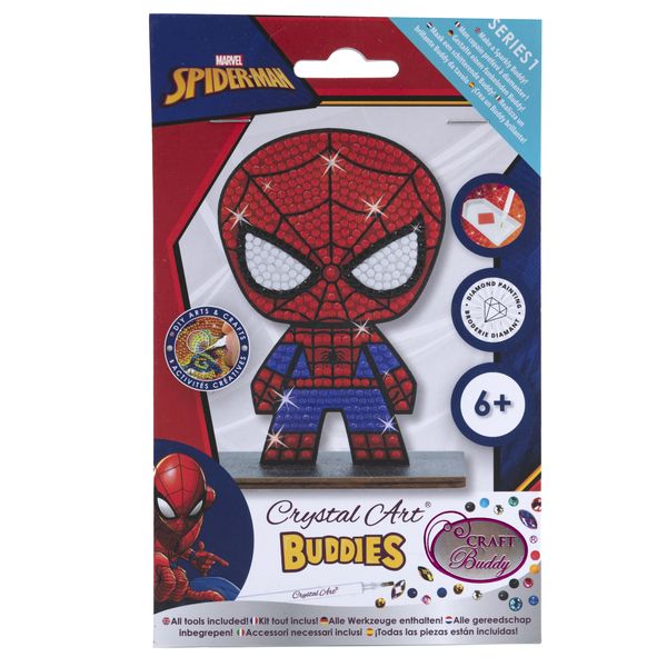 Spiderman - DIY Crystal Diamond Art Figurine Craft Kit Set