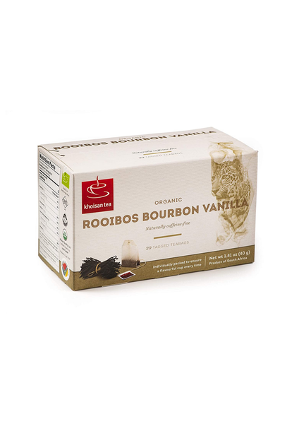 Khoisan - Organic Rooibos Bourbon Vanilla String &amp; Tag 12 (20x40g)
