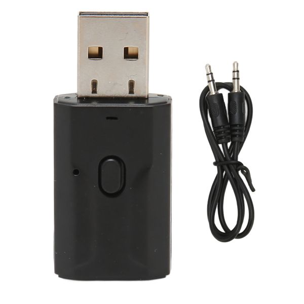 Bluetooth 5.0 Sound Adapter 2 in 1 Hands Free Call USB Receiver Transmitter