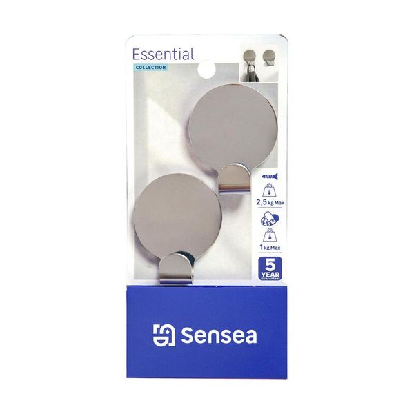 Sensea Single Hook X2 Essential Chrome Shiny