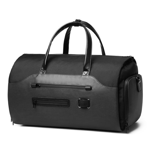 Ozuko Luxury Travel Luggage Bag - Black