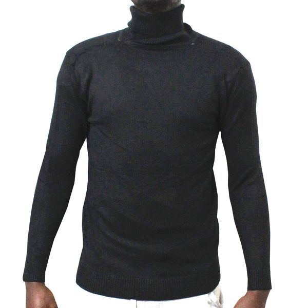 Blackchilli Men's Black Poloneck