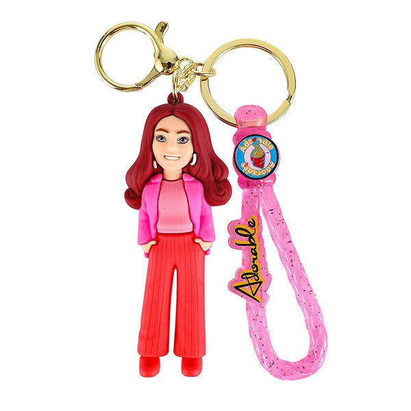Barbie [Dream Style] - Redhead Girl Keychain