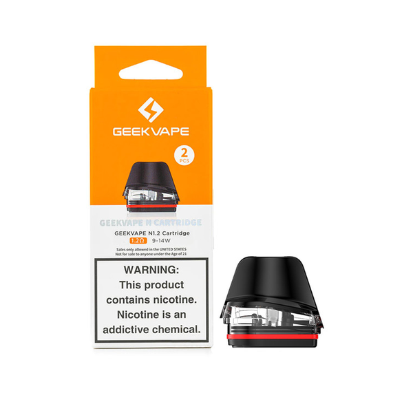 Geekvape N1.2 Cartridge Replacement Pods 2pcs/pack-1.2OHM 9-14W