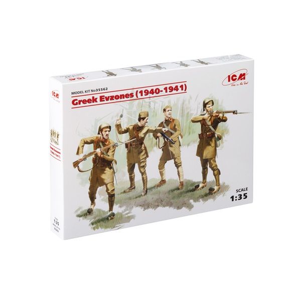 ICM35562 1/35 Greek Evzones 1940-1941 Plastic Kit