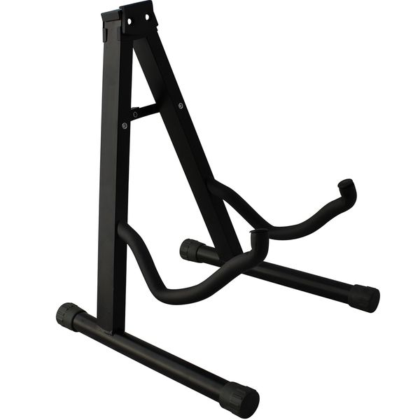 Foldable Guitar Stand with Foam Arm Rubber Feet Floor Universal Metal Stand