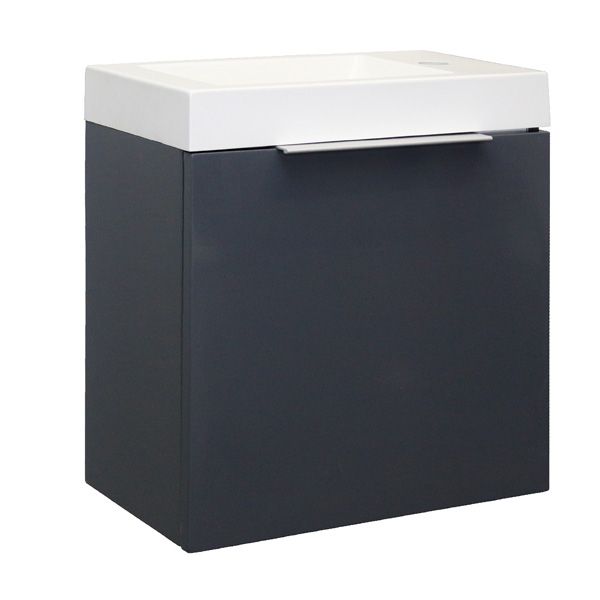 Manchester Guest Bathroom Vanity Cabinet with PolyMarble Basin