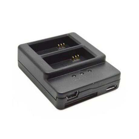 Action Mounts Dual Battery Charger Compatible with GoPro Hero 3/ 3+ (AHDBT-301 & 201) Image