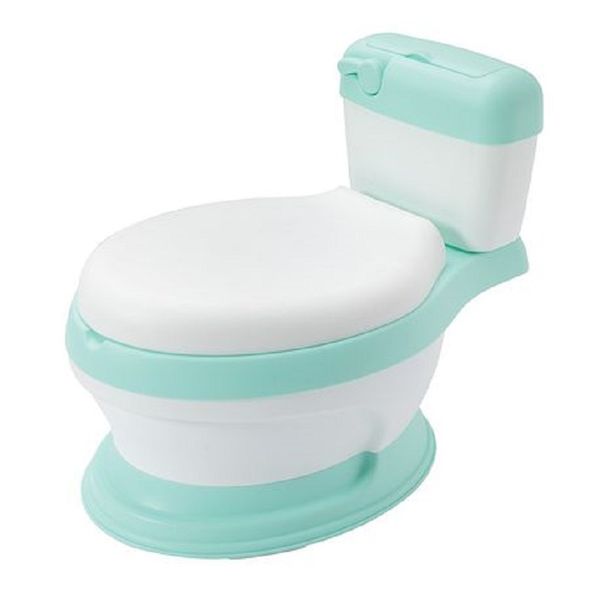 Portable baby potty green