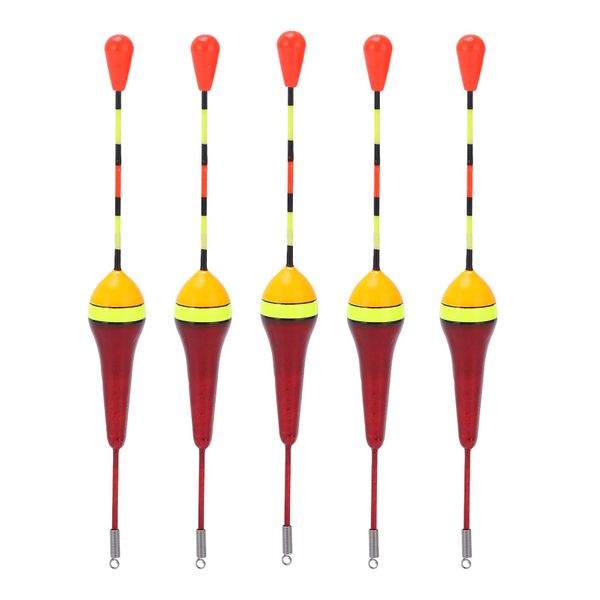 5 Pieces Bright Color Spring Fishing Bobbers