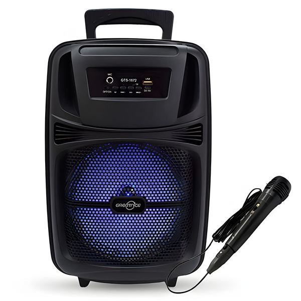 GTS-1672 Outdoor DJ Party Bluetooth Speaker With Microphone 8 inch