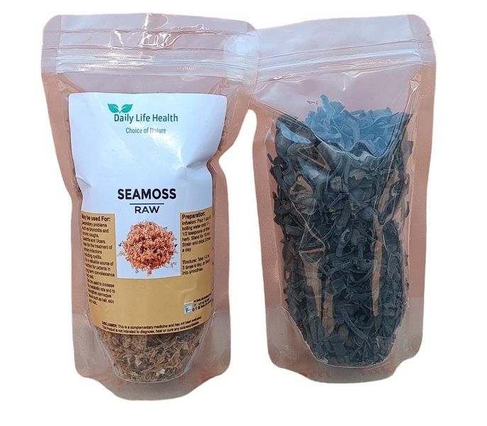 Raw Sea Moss and Bladderwrack Combo