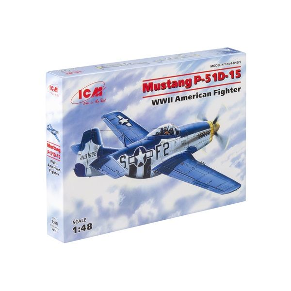 ICM48151 1/48 Mustang P-51 D-15 Plastic Kit