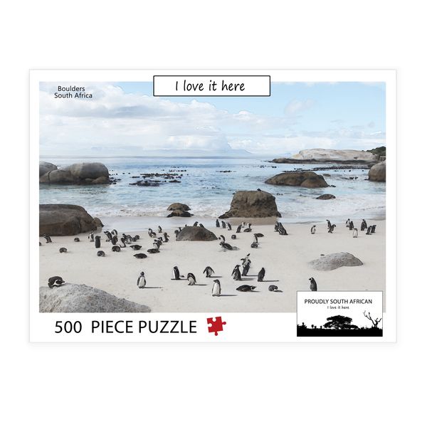 Boulders Penguins 500 Piece Jigsaw Puzzle
