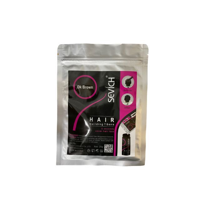 Sevich Hair building Fibers Refill Bag 25g Dark Brown (Parallel