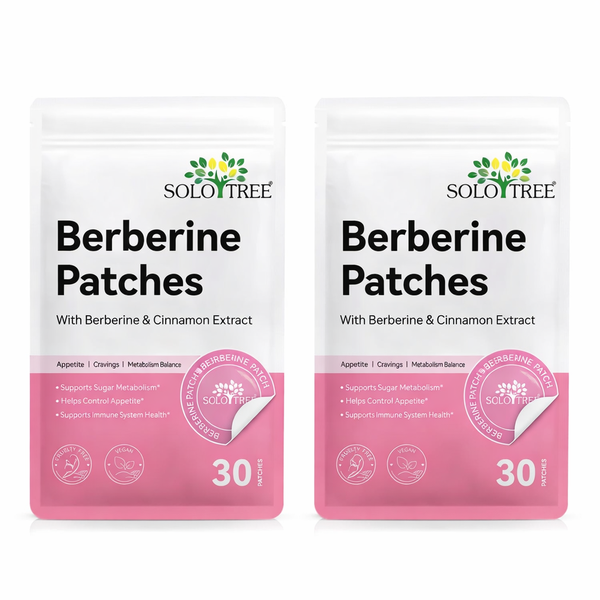 SoloTree Berberine Patches 2Pack-60 Day Supply- Metabolism Digestive