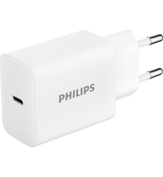 Philips PD 20W USB Type-C Wall Travel Fast and Secure Adapter