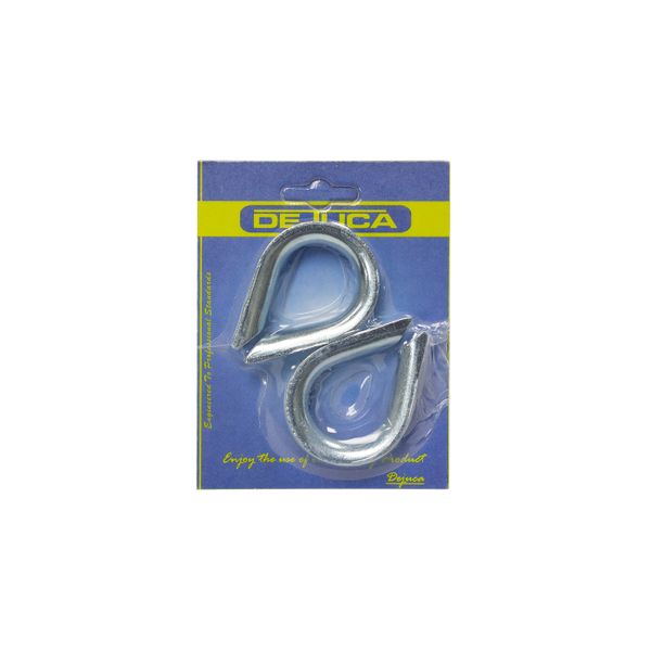 Dejuca - Thimble - Zink Plated - 10mm - 2/pkt - 4 Pack