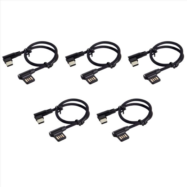 90 Degree Usb 2 0 Data Cable With Sleeve For Tablet &amp; Phone 15Cm