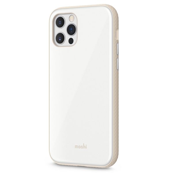 Moshi iGlaze Slim Hardshell Case For iPhone 12/iPhone 12 PRO - Pearl White