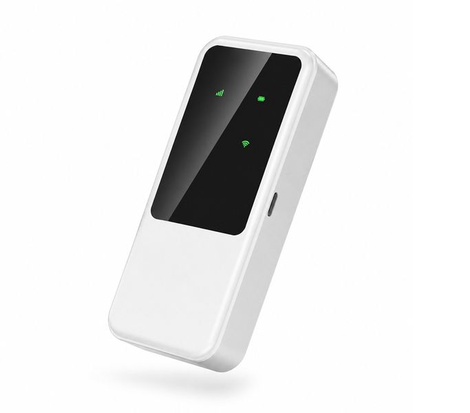 4G LTE Portable WiFi Router, WiFi 6 Pocket Mobile Hotspot with Dual Battery