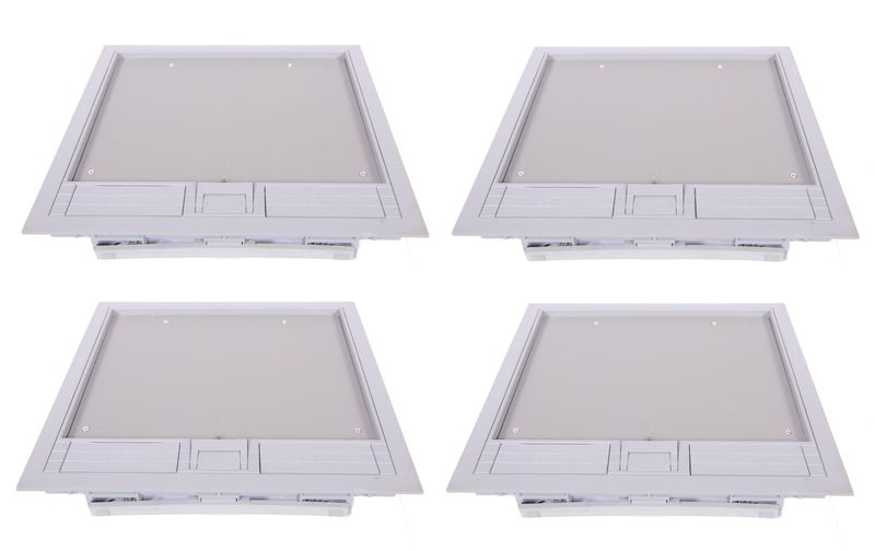 Under Floor Oulet Box - Cable Management 4 Pack
