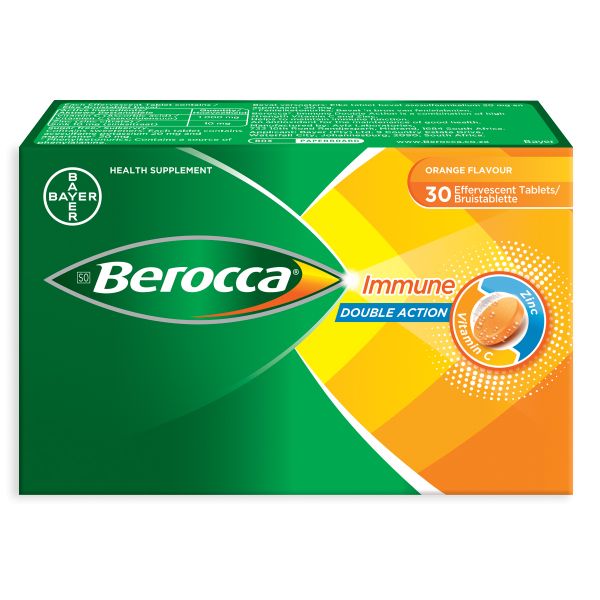 Berocca Immune Double Action Effervescent- 30 Tablets