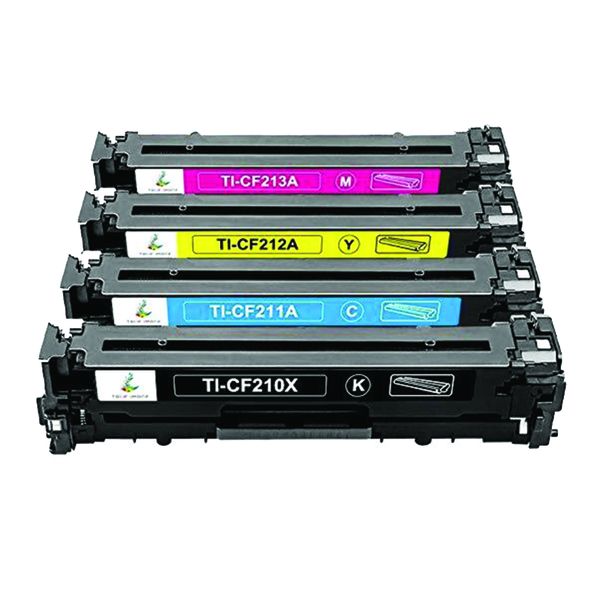 Compatible HP CF210A toner cartridge multipack- B/C/M/Y