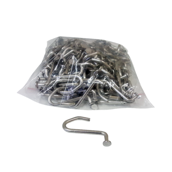 50 x 45mm Stainless Steel Hooks for Pool Nets and Covers