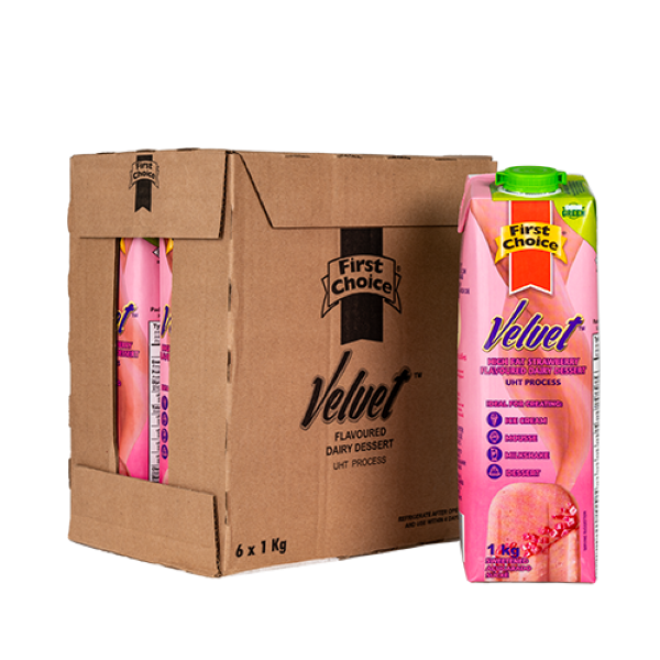 First Choice Velvet - Strawberry Flavoured Dairy Dessert