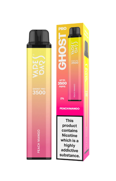 Vape Bars - Ghost Pro 3500 Puff - Peach Mango