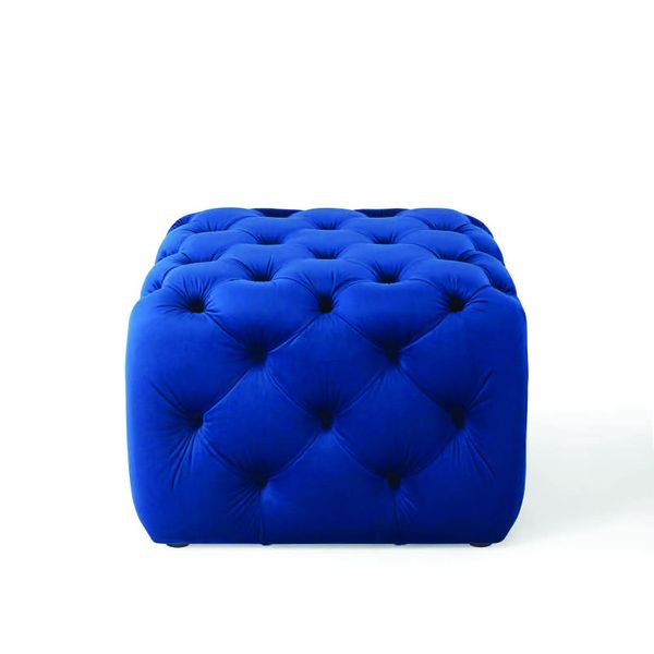 Amour Tufted Square Ottoman