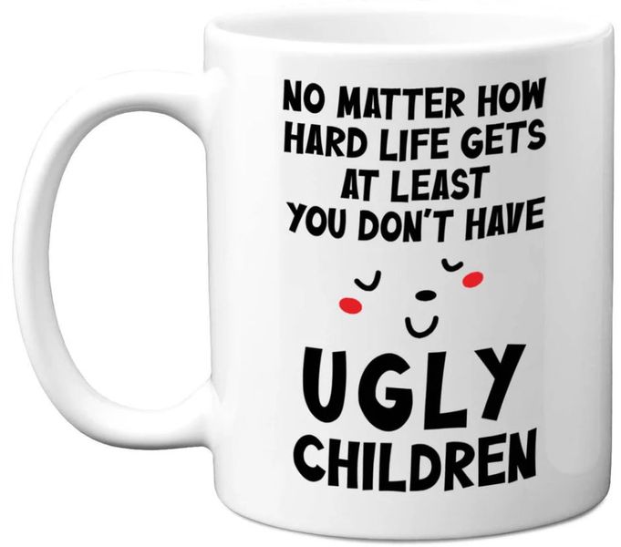 Ugly Children Mom and Dad Birthday Christmas Gift 11Oz Coffee Mug