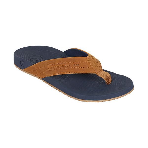 Kustom Men's Cruiser 1 Leather Sandals