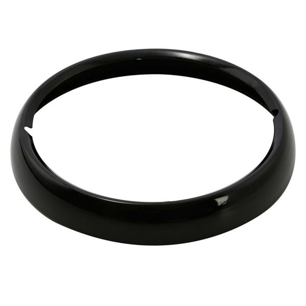 Motorcycle Black 7 inch Headlight Trim Ring for Touring