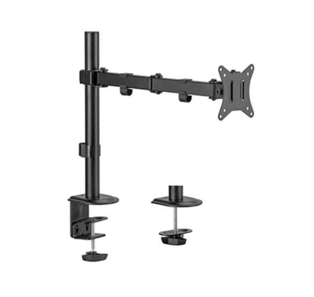 17" to 32" inch Single Articulating Monitor Desktop Mount / Bracket