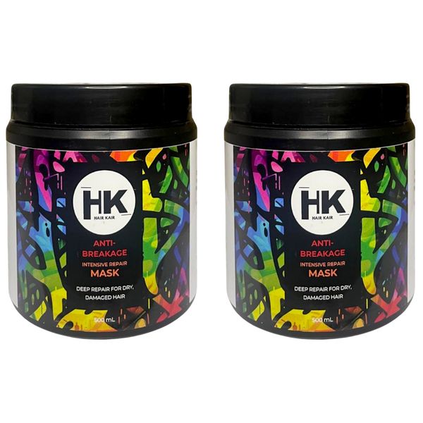 HK Anti-Breakage Repair Mask Duo 500ml - Strengthens &amp; Restores Hair