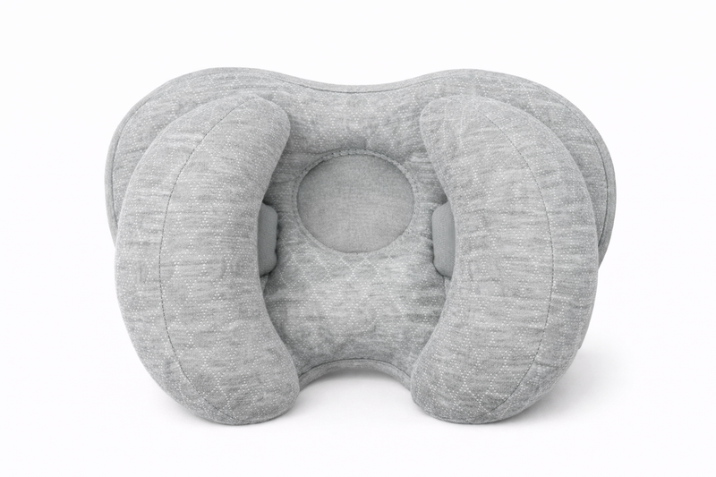Adjustable Baby Head Support Pillow - Soft Infant Neck &amp; Head Cushion