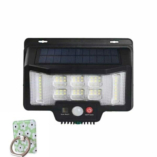 Incredible 202 RGB LED Sensor Solar Outdoor Light + Ring Stent