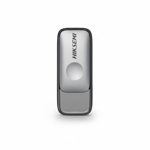 Hiksemi 32GB USB 3.2 Flash Drive - Compact Silver &amp; Black Design