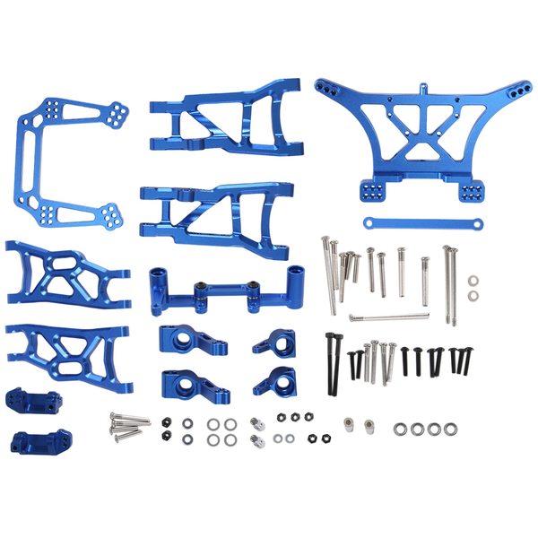 Upgrade Aluminum Alloy Chassis Arm C Seat Rear Stub Axle Parts Kit 1