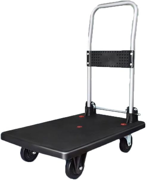 Tool DIY Heavy-Duty Platform Easy Storage Flatbed Push Cart Dolly