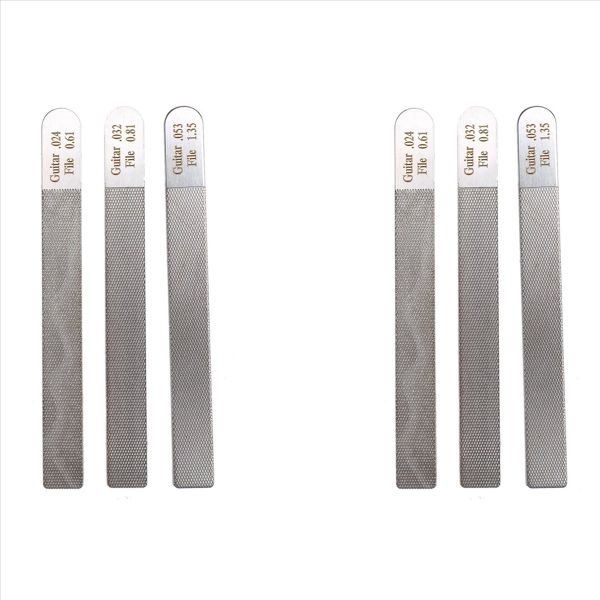 3 Pieces /Set Guitar Nut Files Fret Crowning Slot Filing Luthier Repair Kit