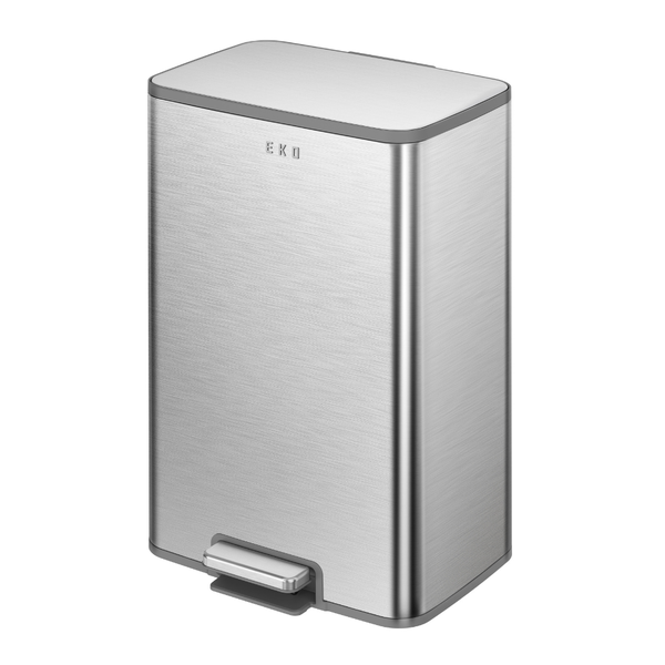 EKO Marina Soft Close Pedal Bin - 50L - Silver