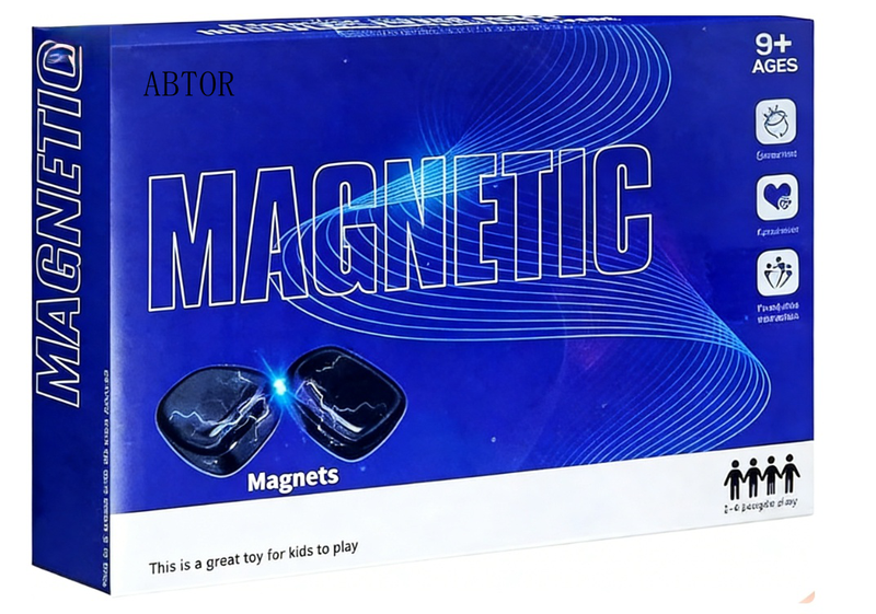 ABTOR Children's Strategy Magnetic Game, 20-piece magnetic tile set